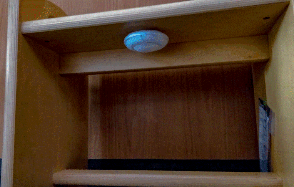 LED照明は簡単にスイッチでONOFFできます