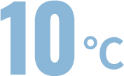 10℃以下