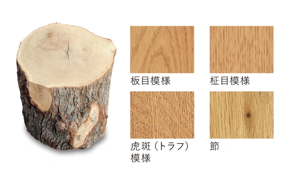 浜本工芸は天然の無垢材を採用