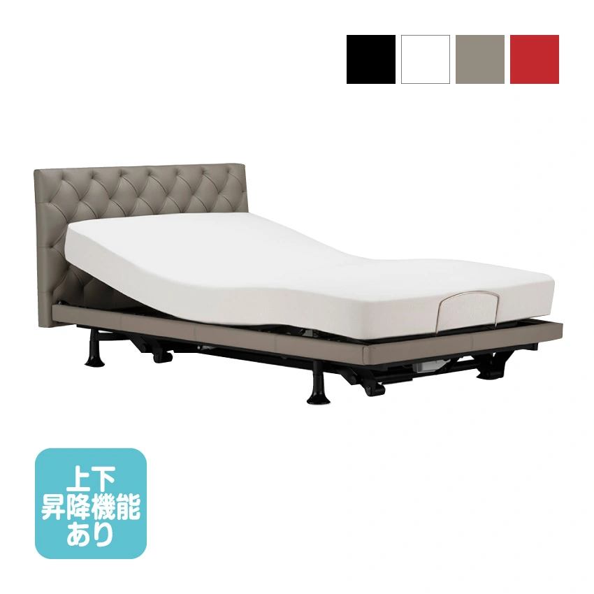 【非課税】 フランスベッド 電動ベッドフレーム グランサス GS-12F 背上げ+脚上げ+上下昇降 レッグB