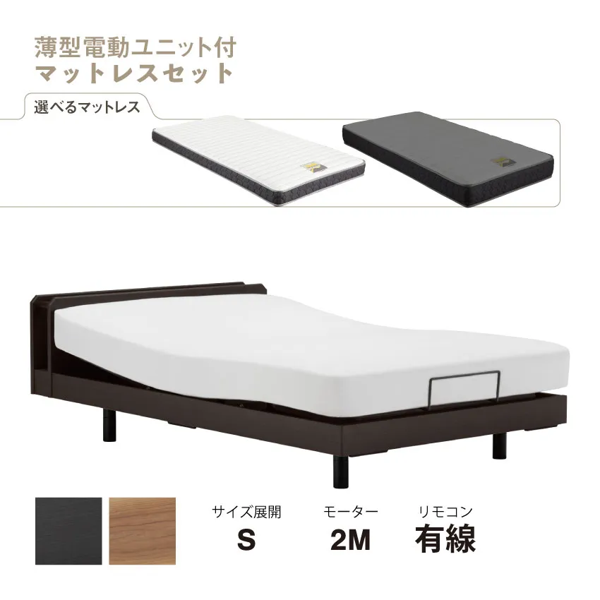 フランスベッド 薄型電動ベッドセット UD-102C レッグ(シングル ...