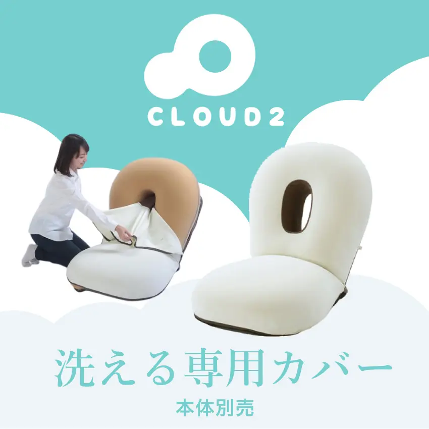 新感覚リクライニング座椅子　クラウドⅡ　専用着せ替えカバー