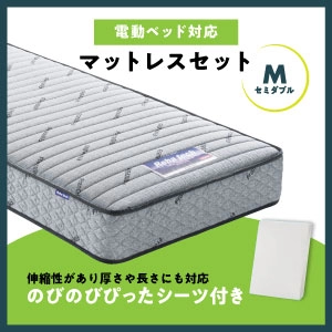 フランスベッド　電動ベッド専用マットレスセット　セミダブル