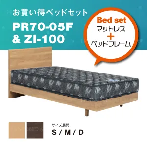 フランスベッド お買い得ベッドセット PR70-05F レッグ ZI-100
