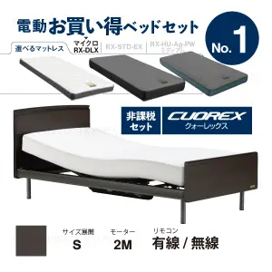 フランスベッド　電動ベッドセット1　CU-201F　レッグ　マイクロRX-DLX　非課税対象