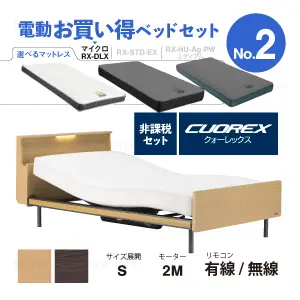 フランスベッド　電動ベッドセット2　CU-202CN　レッグ　マイクロRX-DLX　非課税対象