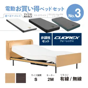 フランスベッド　電動ベッドセット3　CU-203C　レッグ　マイクロRX-DLX　非課税対象