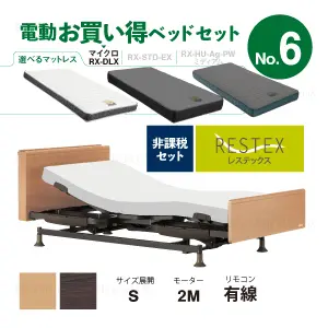 フランスベッド　電動ベッドセット6　レステックス-05C　マイクロRX-DLX　非課税対象