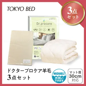 東京ベッド ドクタープロケア羊毛3点セット