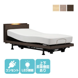 フランスベッド 電動ベッドフレーム グランサス GS-07C 背上げ+脚上げ+上下昇降 レッグB