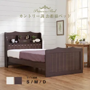 国産ベッドフレーム カントリー調お姫様ベッド