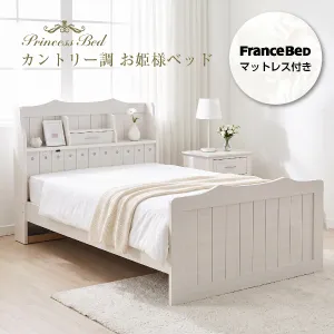 国産ベッドセット カントリー調お姫様ベッド TW-010α