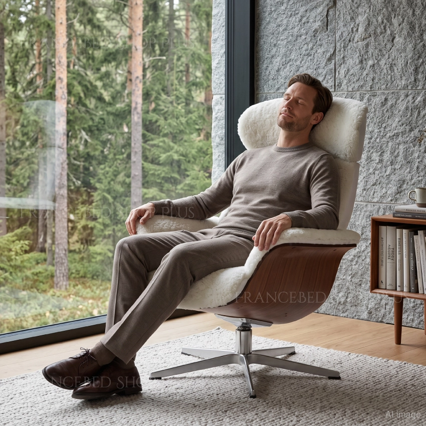 フランスベッド コンフォルム パーソナルチェア Timeout Chair Sheep skin