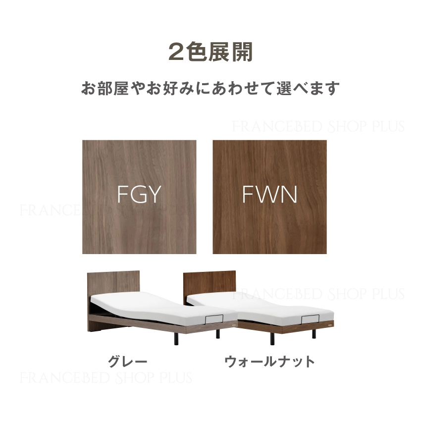 フランスベッド ベッドフレーム エルダ03f　電動ベッド　カラー