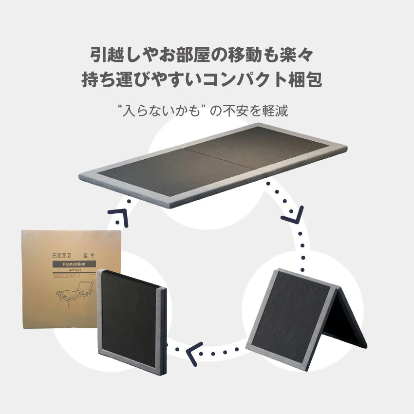 エゼルは梱包もコンパクトで搬入もスムーズ