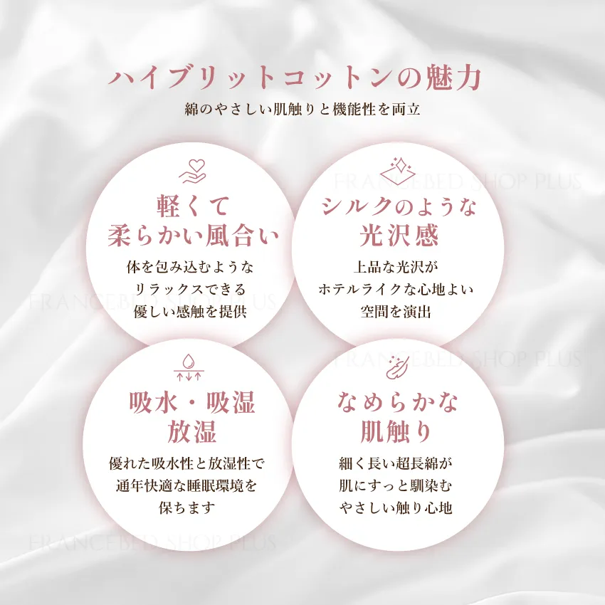 ハイブリッドコットンの魅力