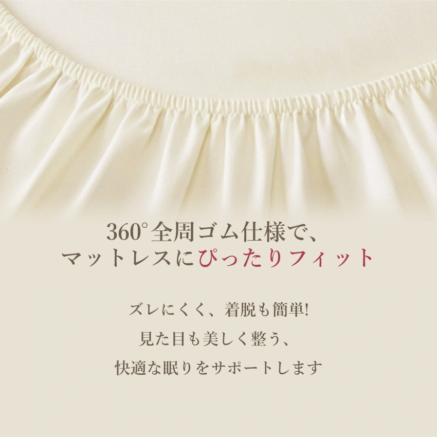 裏に全周ゴムが入っていることを示す画像
