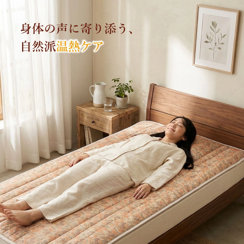 女性がスーパージュエル・ビーマーⅡの上で寝ている画像