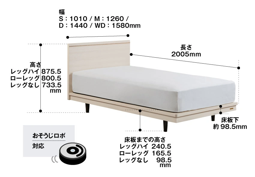 フランスベッド ポメロ01Fサイズ