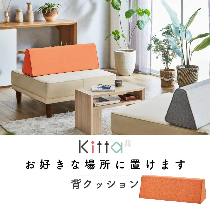 フランスベッドファニチャー製 Kittaキッタから背クッション登場