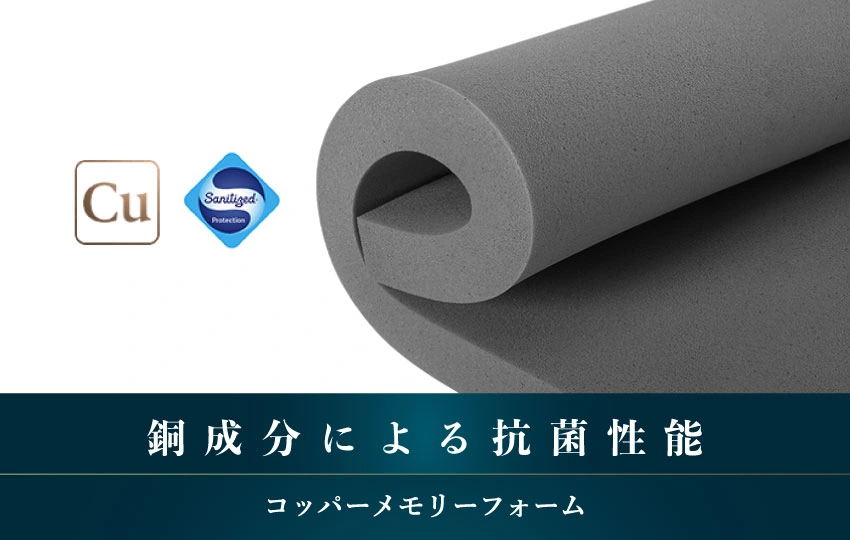 ZINUSコッパーメモリーフォーム