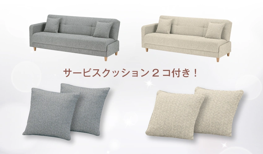 スイミーカスタムにはクッションが２コ付いてくる