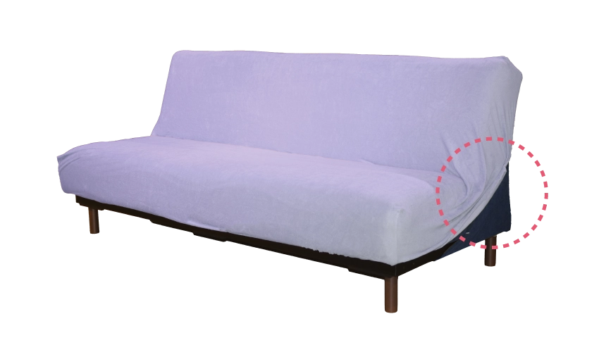 ソファーベッド スイミー専用カバーの確認事項