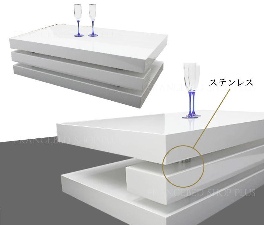 デザイン性の高いリビングテーブル